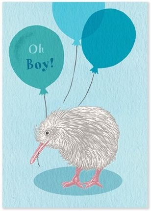 Baby Card - Oh Baby Kiwi Boy!