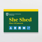 A5 Wooden Signs - She Shed