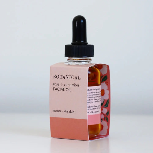 Botanical Facial Oil - Rose Cucumber ( Mature/Dry Skin)