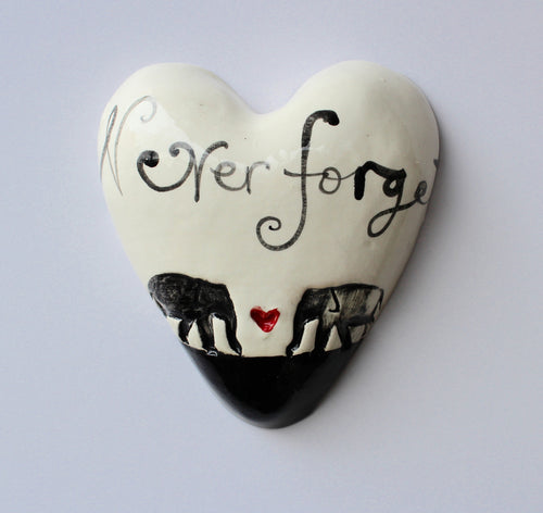 Never forget elephant Small Heart
