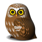 3D Cardboard Kit Set - Owl (Morepork)