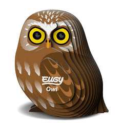 3D Cardboard Kit Set - Owl (Morepork)