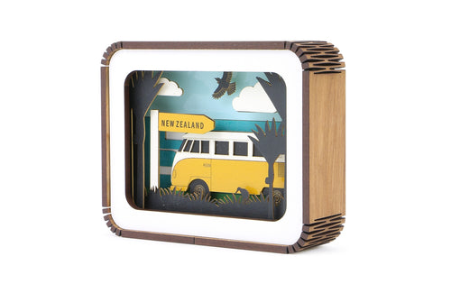 NZ Made Rimu Story Box Kamper