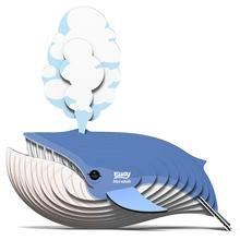 3D Cardboard Kit Set - Blue Whale