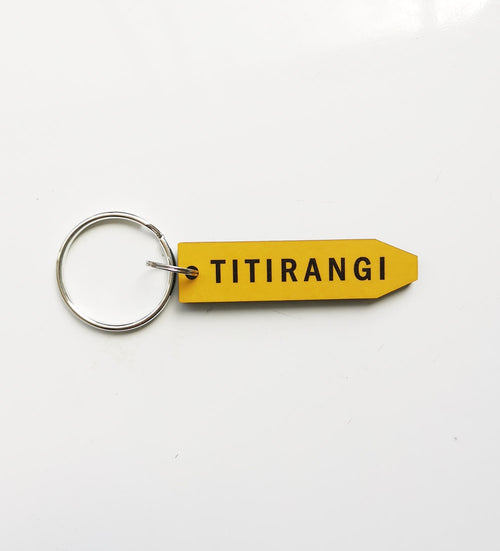 Give Me A Sign Key Rings - West Auckland Titirangi Piha Huia Laingholm