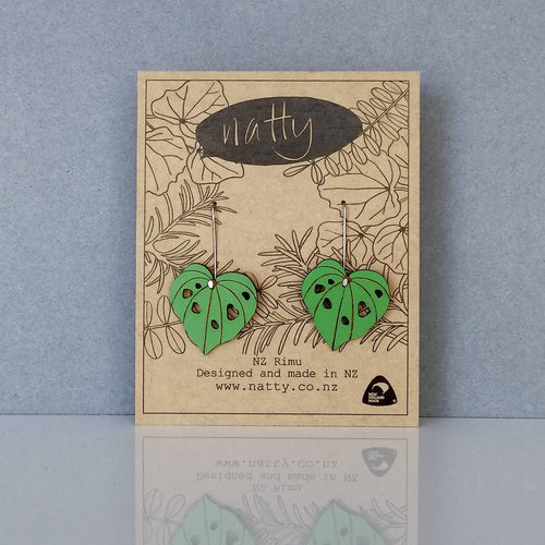 Rimu Kawakawa earrings