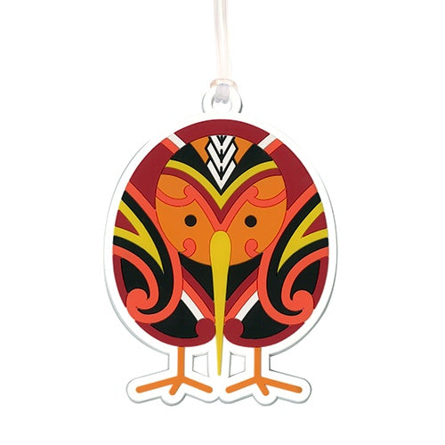 Bag Tag Tribal Kiwi