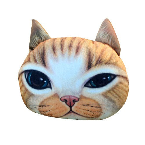 Ginger Cat Car Neck Cushion