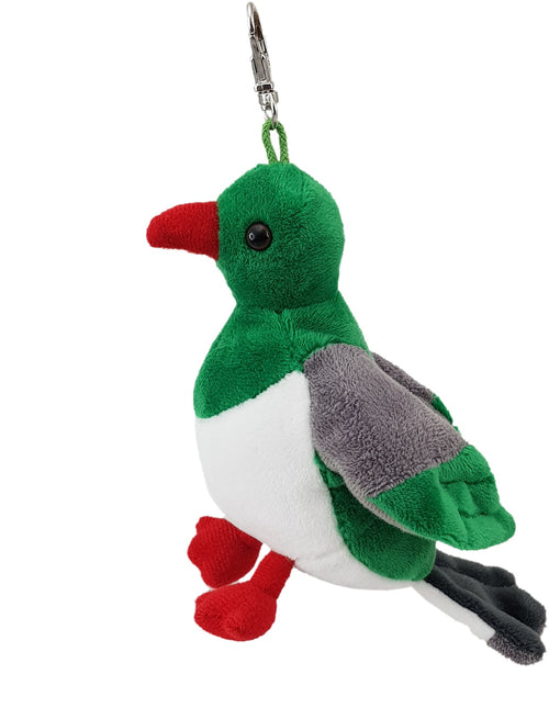 Birds Keyclip - Kereru