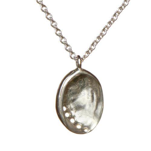 Sterling Silver Necklace - Baby Paua