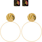 Tribal Earth Pohutukawa Earrings