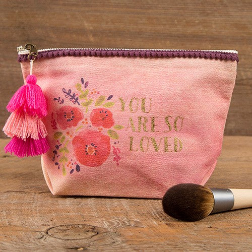 Pouch Cosmetic Canvas U R So Loved