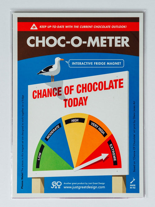 O Meter Fridge Magnets - Choc