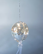 Tinted Balloon Hanging Clear Glass Light