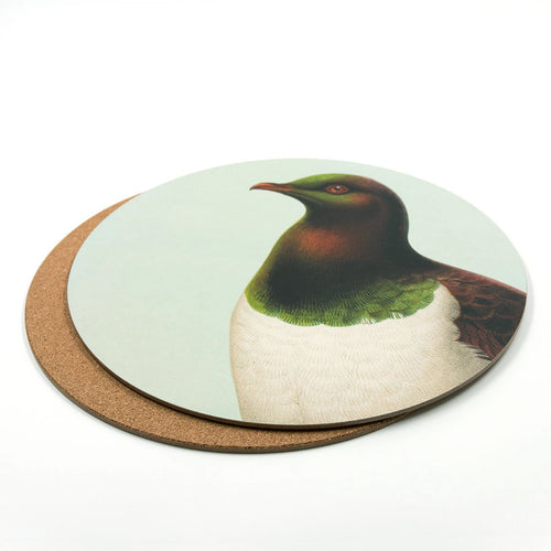 Placemat - Hushed Green Kereru