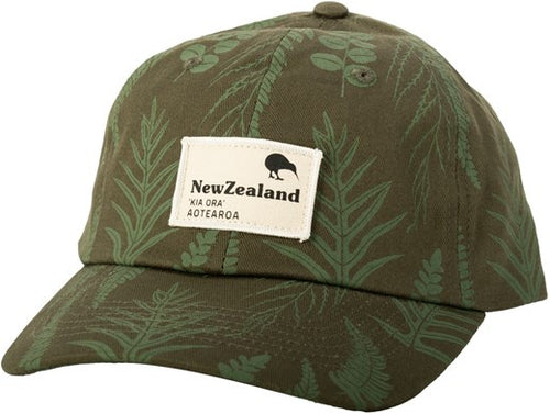 Hat Cotton Ferns Green