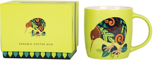 Coffee Mug Designer Birds Kiwi