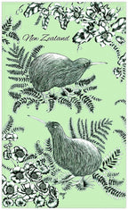 Tea Towel Kiwi Green