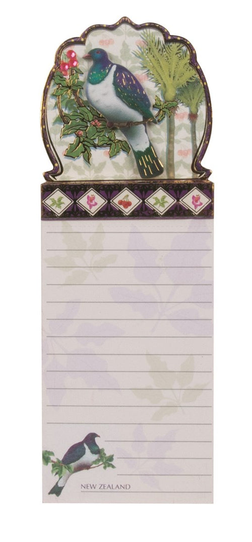 Notepad Wood Pigeon with Gold Foil