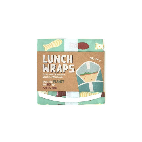 Chocolate Fish Lunch Wraps Set of 2