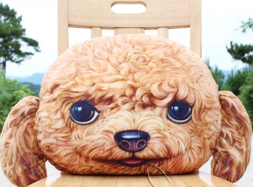 Dog Cushion Toy  Poodle Dog