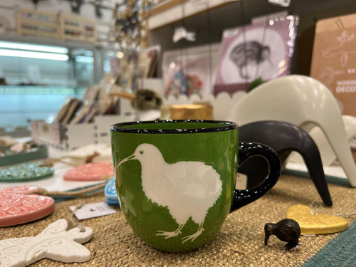 Green Kiwi Ceramic Mug
