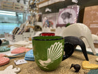 Green Fantail Ceramic Mug