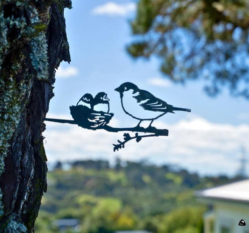 Metalbird -SPARROW & CHICKS
