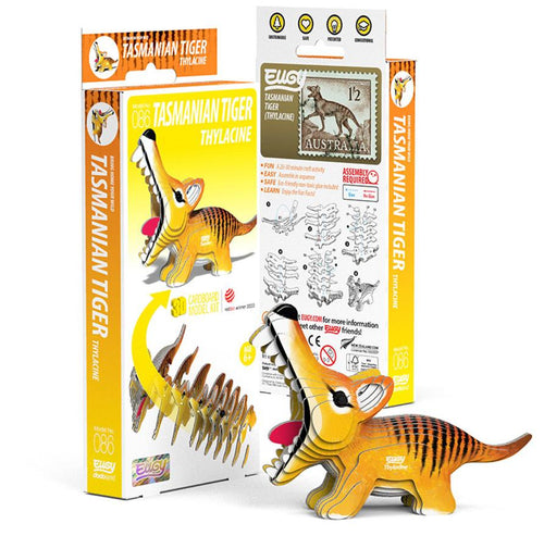 3D Cardboard Kit Set - Tasmanian Tiger