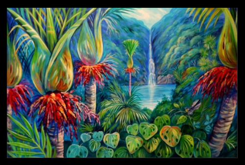 Box Frame M - Nikau Waterfall