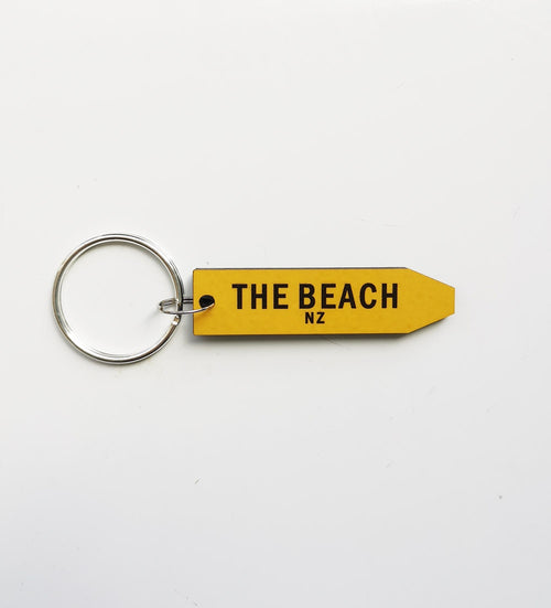 Give Me A Sign Key Ring - The Beach