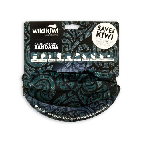 Wild Kiwi Bandana -Tattoo