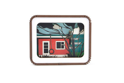 NZ Made Rimu Story Box Bach