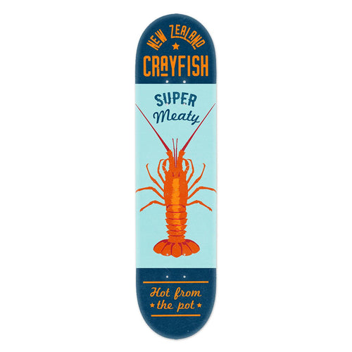 Skateboard Deck - NZ Seafood Crayfish