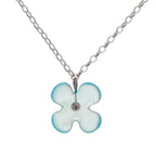 Glass Hydrangea Flower Pendant
