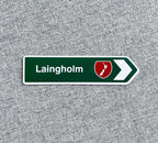 NZ Green Road Sign Magnet - Laingholm