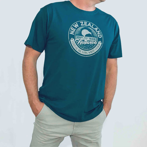 Mens T Shirt - Kiwi Circle Crest