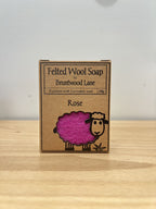 Felted Wool Soap - Rose