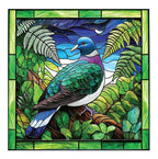 Lucy G Card - Emerald Dawn - Kereru Stained Glass