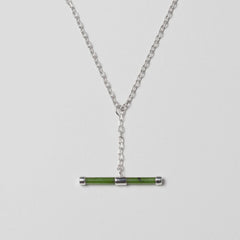 Nick Von K - Sterling Silver Pounamu Fob Chain Pendant