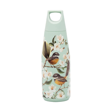 100% NZ Drink Bottle chatty fantail
