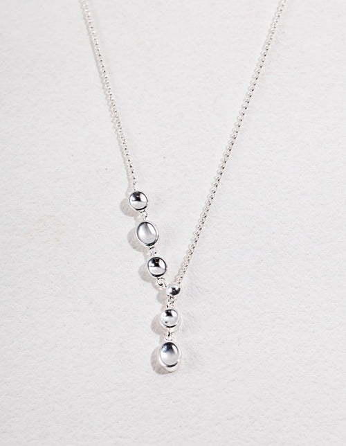 Sterling Silver Necklace Water Drops