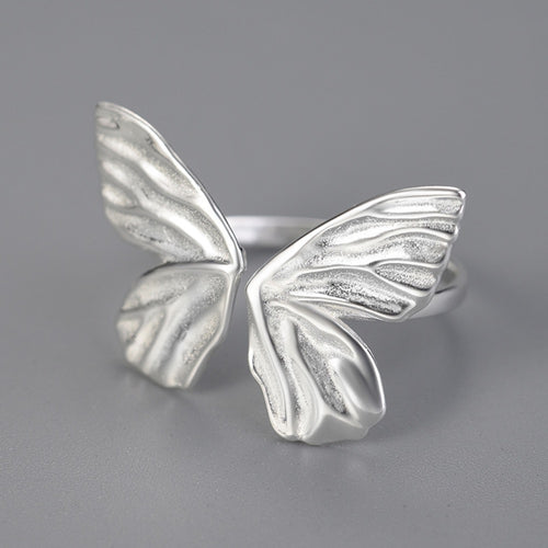 Sterling Silver Ring - silver Butterfly