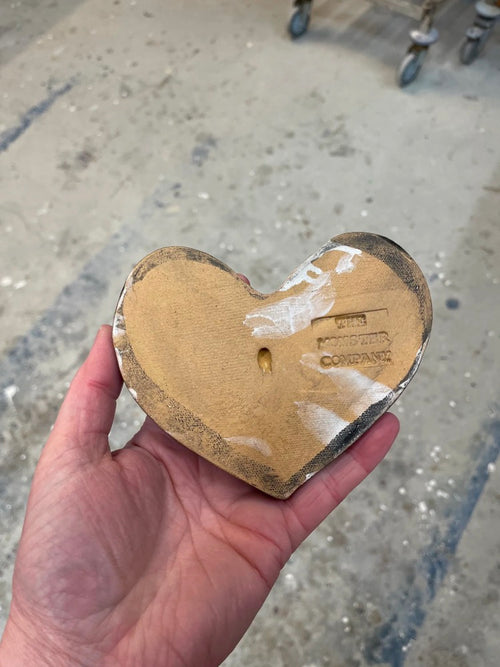 Ceramic Flat Heart Tile - Paradise