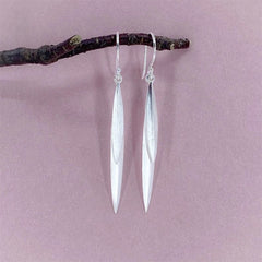 Sterling Silver Earrings - Double Flax (Harakeke)