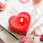 Red Pohutukawa Heart Candle