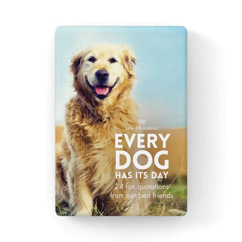 DOG – EVERY DOG HAS IT’S DAY 24 Cards & Stand