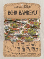 Boho Bandeau - Retro Daisies Cream