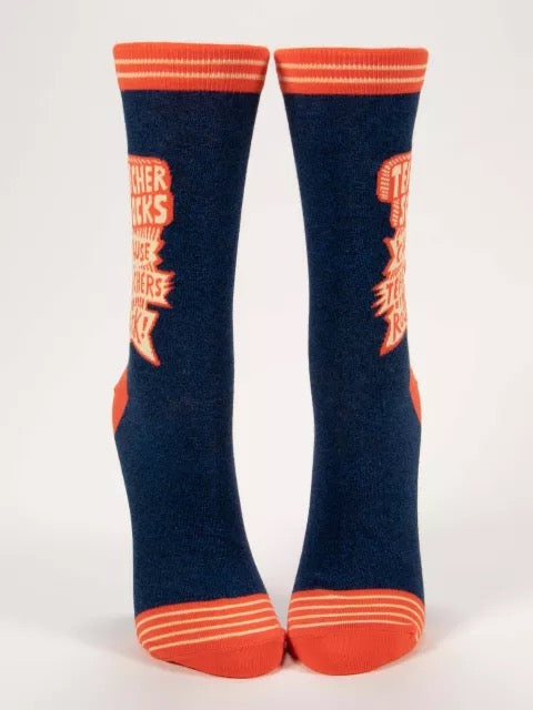 Women's Crew Socks - Teacher Socks