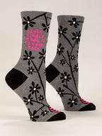 Women's Crew Socks - Say It To Your Face